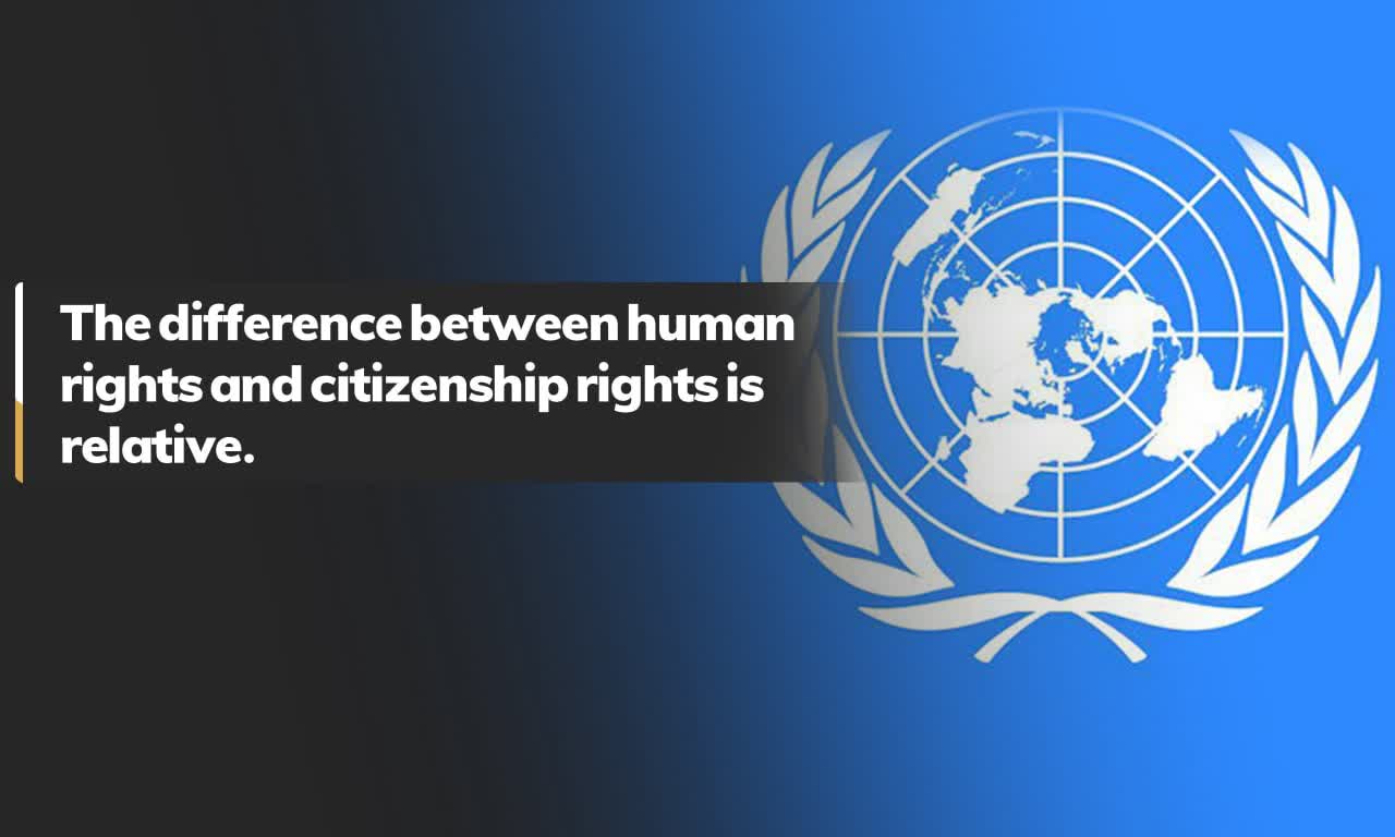 The difference between human rights and citizenship rights is relative. The important challenge of citizenship rights jurisprudence is conceptualization